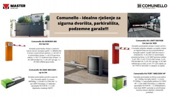 Comunello - idealno rješenje za sigurna dvorišta, parkirališta, podzemne garaže!!!