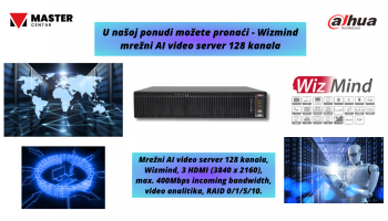 Wizmind mrežni AI video server 128 kanala